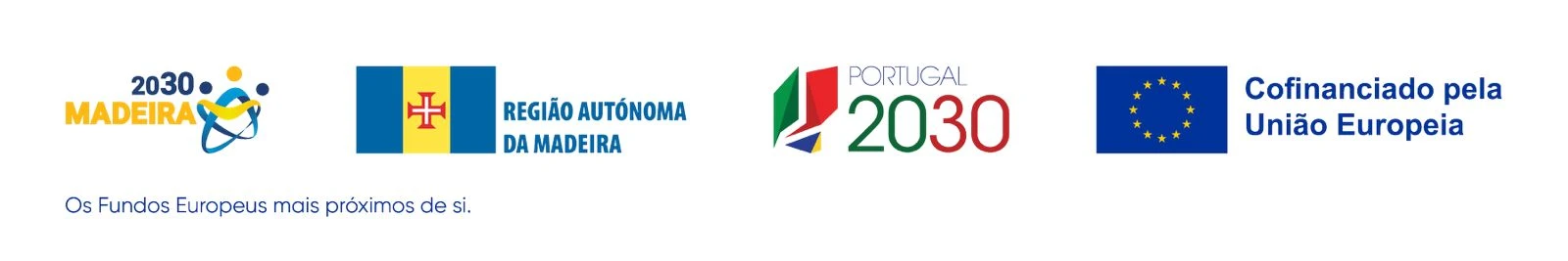 Cofinanciado por Madeira 2030, Região Autónoma da Madeira, Portugal 2030 e União Europeia